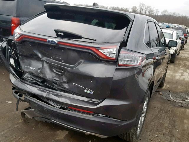 2FMPK4K91HBB91591 - 2017 FORD EDGE TITAN GRAY photo 4