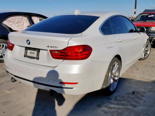 WBA4E3C57HG187264 - 2017 BMW 440I GRAN WHITE photo 4