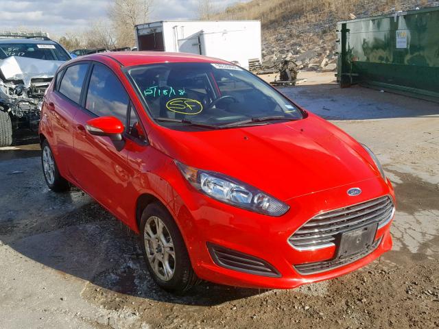 3FADP4EJ2EM216531 - 2014 FORD FIESTA SE RED photo 1