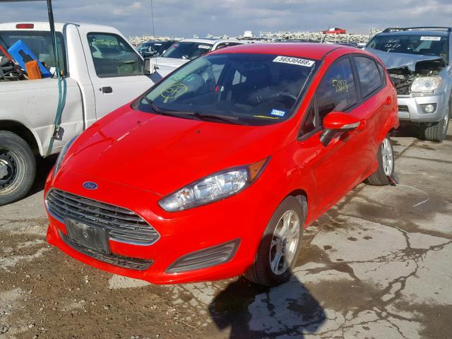 3FADP4EJ2EM216531 - 2014 FORD FIESTA SE RED photo 2