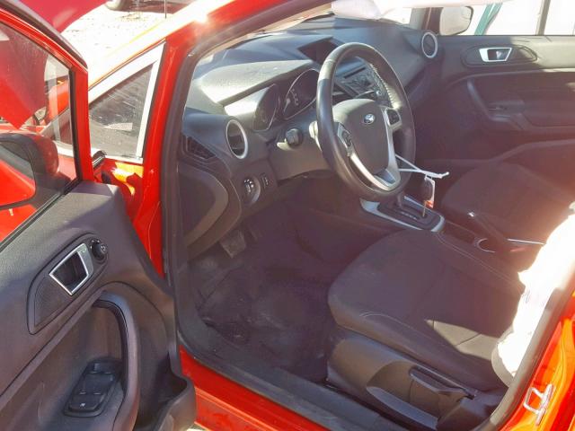 3FADP4EJ2EM216531 - 2014 FORD FIESTA SE RED photo 9