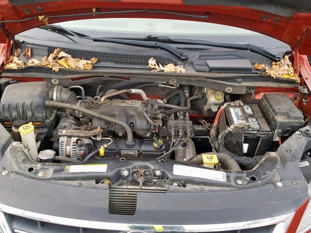 2V8HW34109R541532 - 2009 VOLKSWAGEN ROUTAN SE RED photo 7