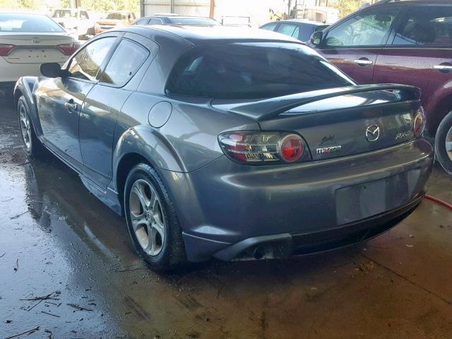 JM1FE173380214204 - 2008 MAZDA RX8 GRAY photo 3