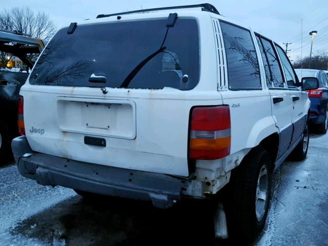 1J4GZ58S2VC511846 - 1997 JEEP GRAND CHER WHITE photo 4