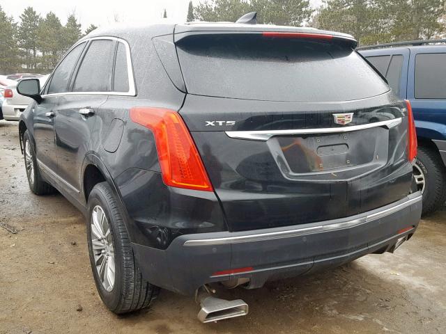 1GYKNBRS9HZ199318 - 2017 CADILLAC XT5 LUXURY BLACK photo 3