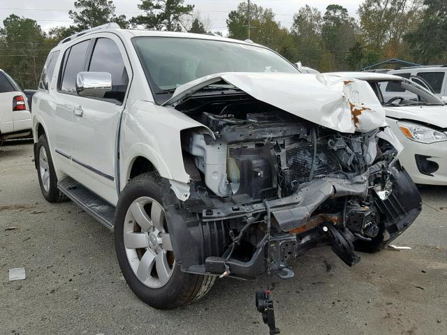 5N1BA0ND2EN611168 - 2014 NISSAN ARMADA SV WHITE photo 1