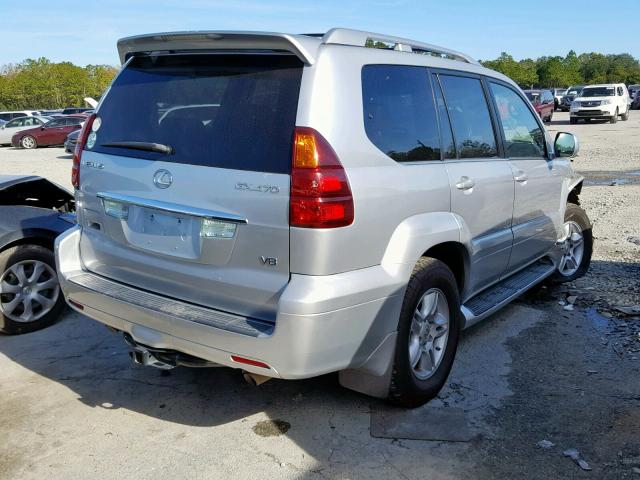 JTJBT20X260118694 - 2006 LEXUS GX 470 SILVER photo 4