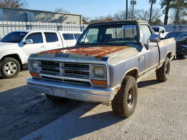 1B7HM06Y3LS730837 - 1990 DODGE W-SERIES W GRAY photo 2