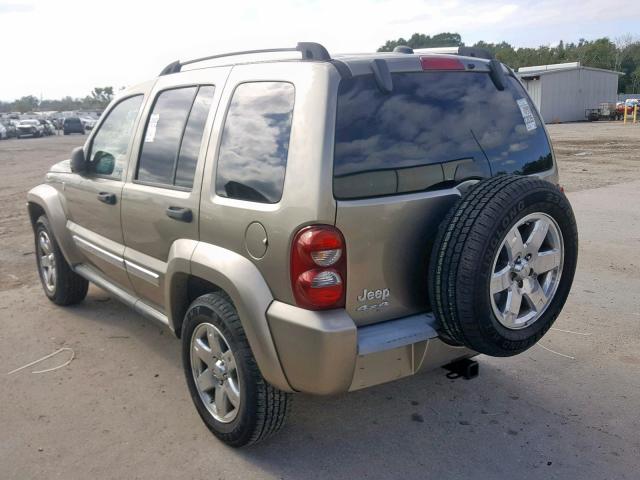 1J8GL58K65W717122 - 2005 JEEP LIBERTY LI GRAY photo 3