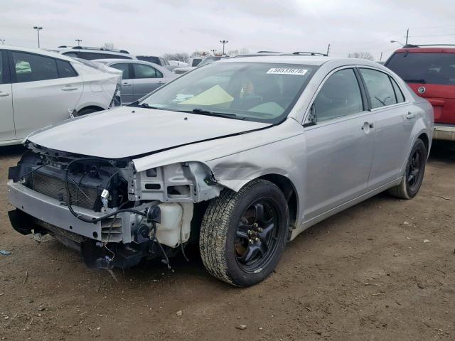 1G1ZB5EBXAF317235 - 2010 CHEVROLET MALIBU LS Күміс фото 2