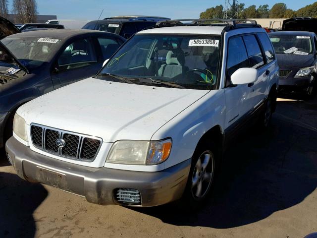 JF1SF65522H710798 - 2002 SUBARU FORESTER S თეთრი ფოტო 2