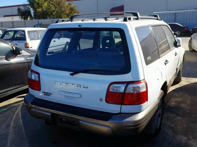 JF1SF65522H710798 - 2002 SUBARU FORESTER S თეთრი ფოტო 4