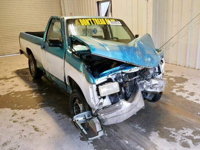 1B7GL26X9PS248476 - 1993 DODGE DAKOTA TWO TONE photo 1