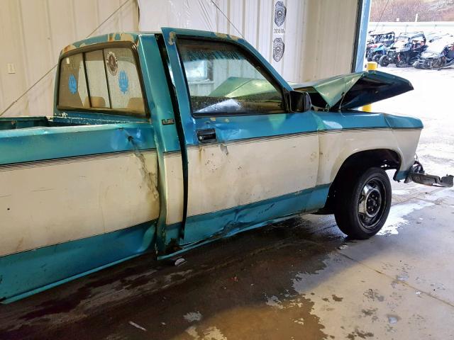 1B7GL26X9PS248476 - 1993 DODGE DAKOTA TWO TONE photo 9