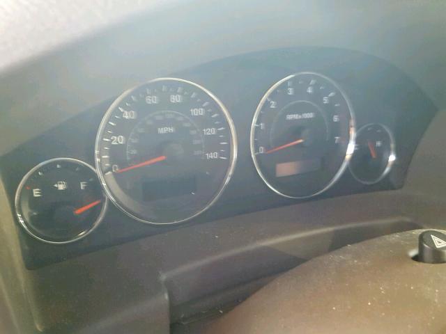 1J8HG48K47C612179 - 2007 JEEP COMMANDER SILVER photo 8