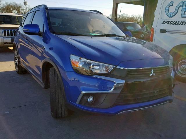 JA4AP4AW0HZ019286 - 2017 MITSUBISHI OUTLANDER BLUE photo 1