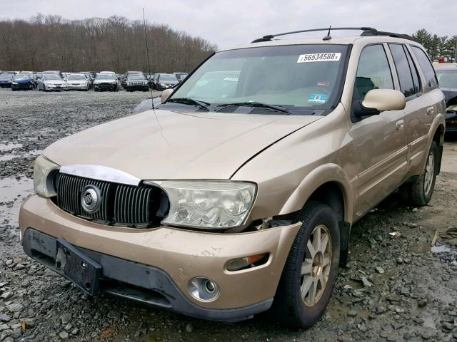 5GADT13S142327093 - 2004 BUICK RAINIER CX GOLD photo 2