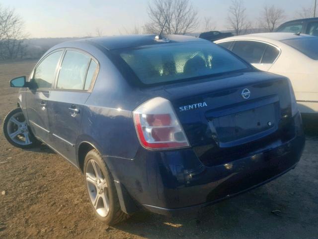 3N1AB61E59L633172 - 2009 NISSAN SENTRA 2.0 BLUE photo 3