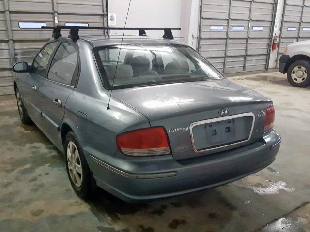 KMHWF25S95A161734 - 2005 HYUNDAI SONATA GL BLUE photo 3