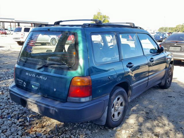 JF1SF6358XH737563 - 1999 SUBARU FORESTER L GREEN photo 4