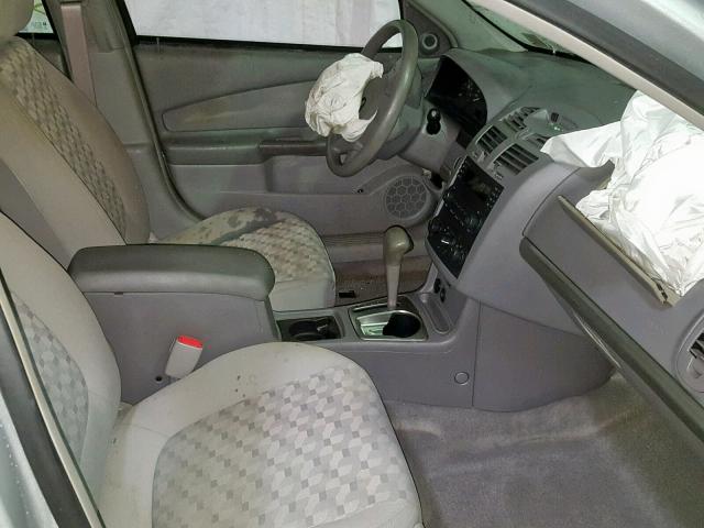 1G1ZT52835F260811 - 2005 CHEVROLET MALIBU LS 银色 照片 5