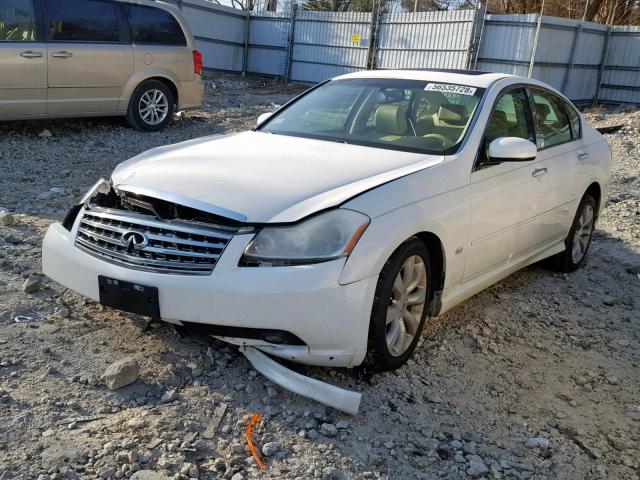 JNKAY01F67M460068 - 2007 INFINITI M35 BASE WHITE photo 2