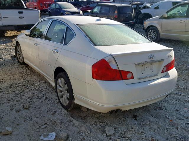 JNKAY01F67M460068 - 2007 INFINITI M35 BASE WHITE photo 3