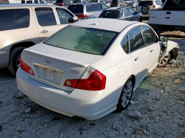 JNKAY01F67M460068 - 2007 INFINITI M35 BASE WHITE photo 4