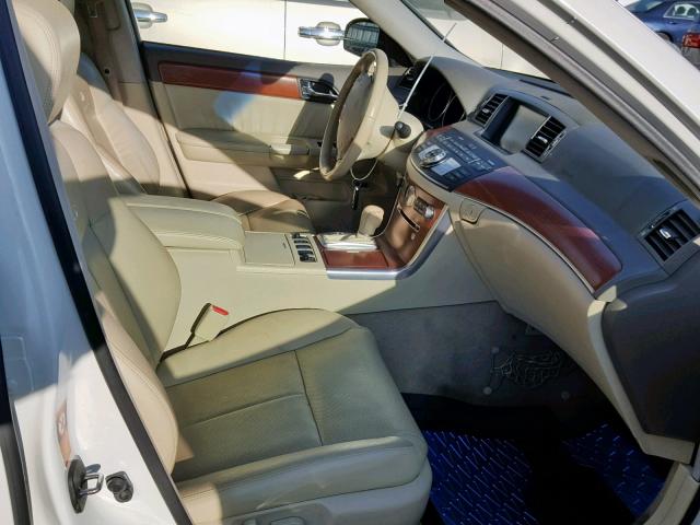 JNKAY01F67M460068 - 2007 INFINITI M35 BASE WHITE photo 5