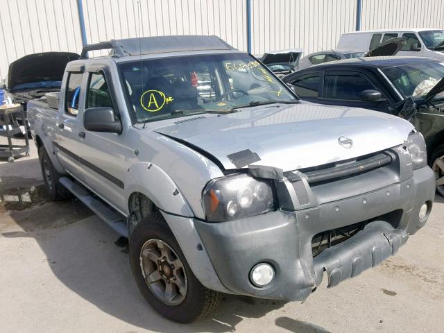 1N6ED29X12C319119 - 2002 NISSAN FRONTIER C GRAY photo 1