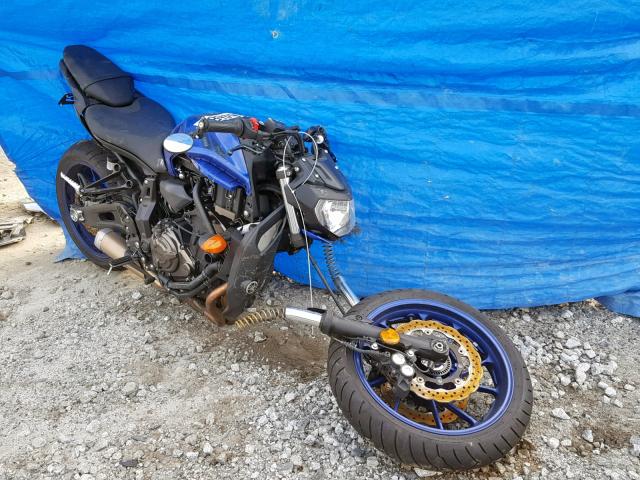 JYARM27E7JA002506 - 2018 YAMAHA MT07 BLUE photo 1