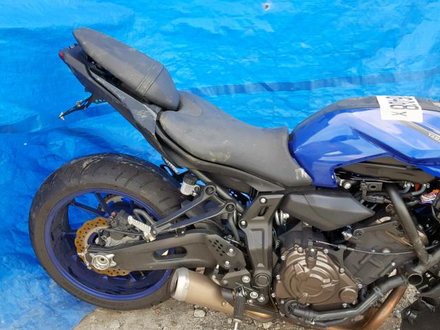 JYARM27E7JA002506 - 2018 YAMAHA MT07 BLUE photo 6