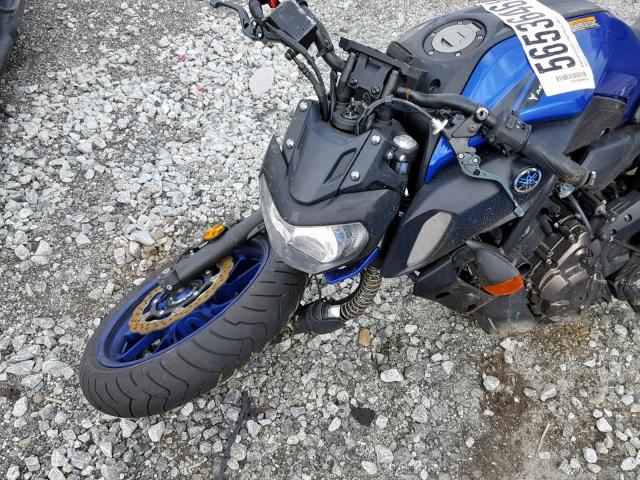 JYARM27E7JA002506 - 2018 YAMAHA MT07 BLUE photo 9