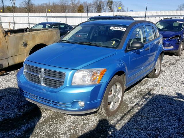 1B3HB48B98D559899 - 2008 DODGE CALIBER SX BLUE photo 2