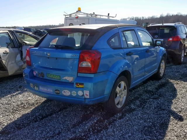 1B3HB48B98D559899 - 2008 DODGE CALIBER SX BLUE photo 4