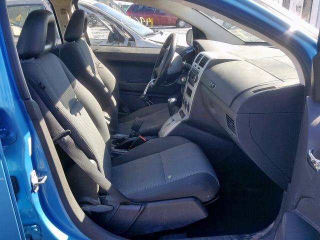 1B3HB48B98D559899 - 2008 DODGE CALIBER SX BLUE photo 5