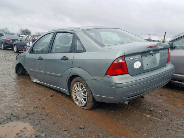 1FAFP34N65W266579 - 2005 FORD FOCUS ZX4 TURQUOISE photo 3