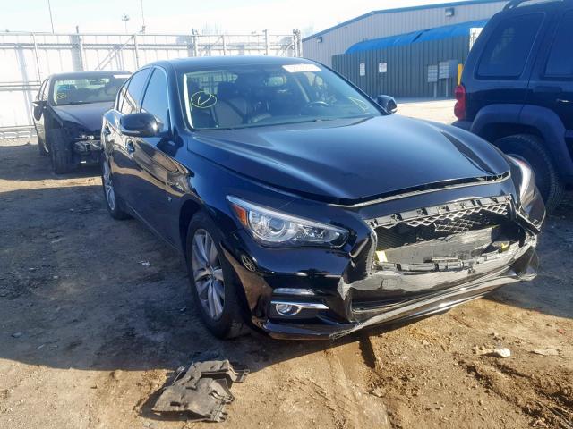 JN1BV7AR7EM690266 - 2014 INFINITI Q50 BASE BLACK photo 1