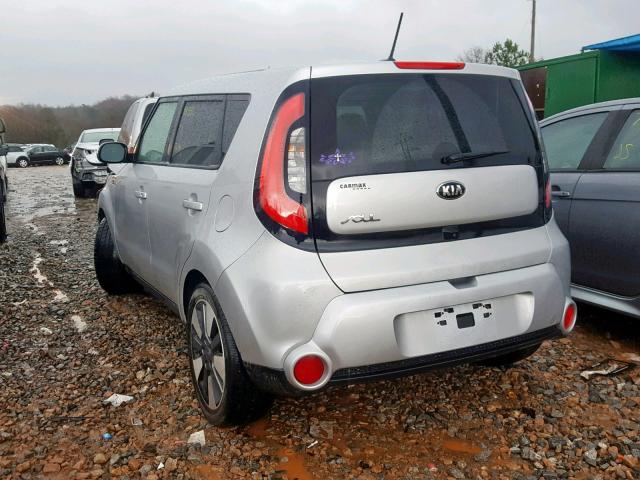 KNDJX3A55E7736314 - 2014 KIA SOUL ! SILVER photo 3