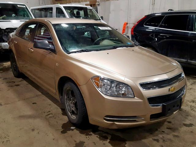1G1ZG57B884221916 - 2008 CHEVROLET MALIBU LS ოქროსფერი ფოტო 1