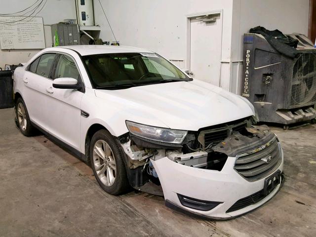 1FAHP2E8XEG124547 - 2014 FORD TAURUS SEL WHITE photo 1