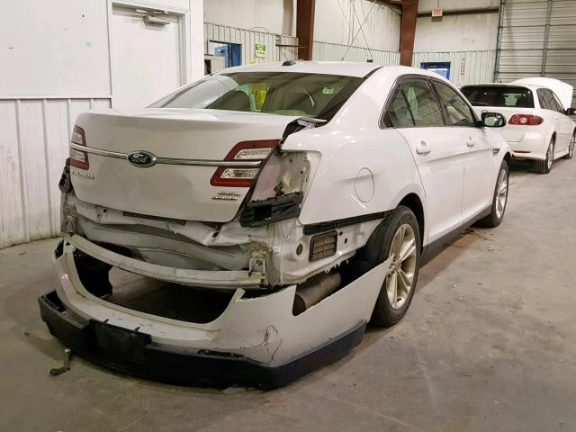 1FAHP2E8XEG124547 - 2014 FORD TAURUS SEL WHITE photo 4