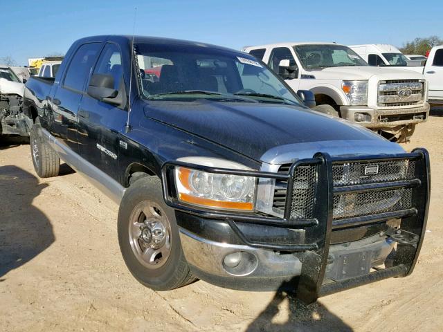 3D7KR29D26G267683 - 2006 DODGE RAM 2500 BLACK photo 1