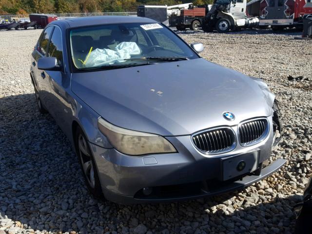 WBANE53516CK86618 - 2006 BMW 525 I GRAY photo 1