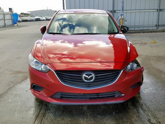 JM1GL1U51H1121014 - 2017 MAZDA 6 SPORT RED photo 10