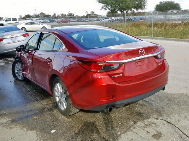 JM1GL1U51H1121014 - 2017 MAZDA 6 SPORT RED photo 3