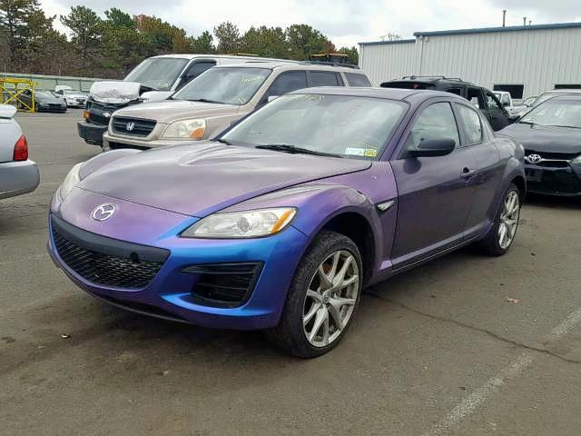 JM1FE1S47B0405101 - 2011 MAZDA RX8 PURPLE photo 2