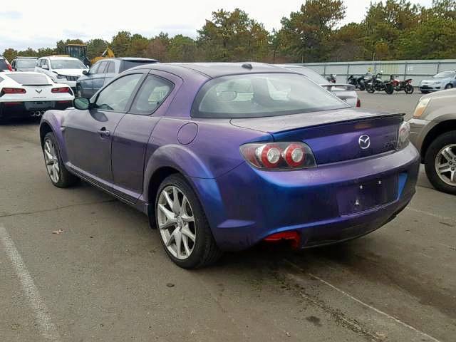 JM1FE1S47B0405101 - 2011 MAZDA RX8 PURPLE photo 3