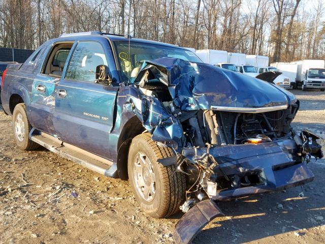 3GYEK62N05G177947 - 2005 CADILLAC ESCALADE E BLUE photo 1