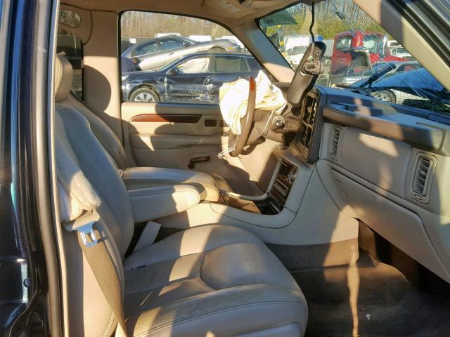 3GYEK62N05G177947 - 2005 CADILLAC ESCALADE E BLUE photo 5